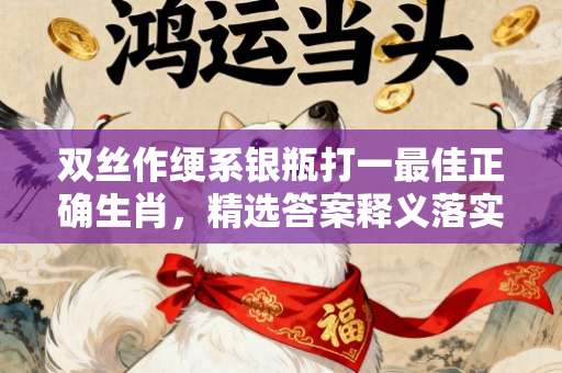 双丝作绠系银瓶打一最佳正确生肖，精选答案释义落实-第1张图片-范文生肖