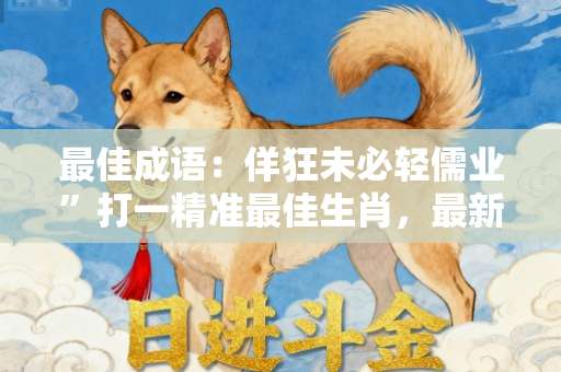 最佳成语：佯狂未必轻儒业”打一精准最佳生肖，最新解答解析落实-第1张图片-范文生肖