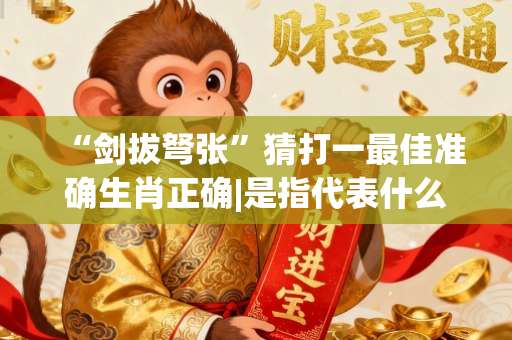 “剑拔弩张”猜打一最佳准确生肖正确|是指代表什么生肖|甄选成语释义解一生肖谜底作答解释-第1张图片-范文生肖