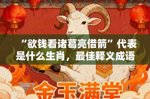 “欲钱看诸葛亮借箭”代表是什么生肖，最佳释义成语作答解释-第1张图片-范文生肖