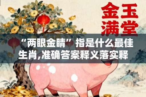“两眼金睛”指是什么最佳生肖,准确答案释义落实释义-第1张图片-范文生肖